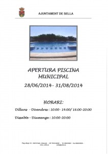 Apertura Piscina Municipal