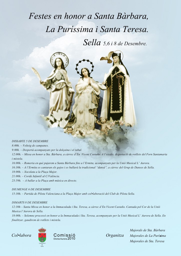 Cartell Festes 5-6-8 desembre 2015